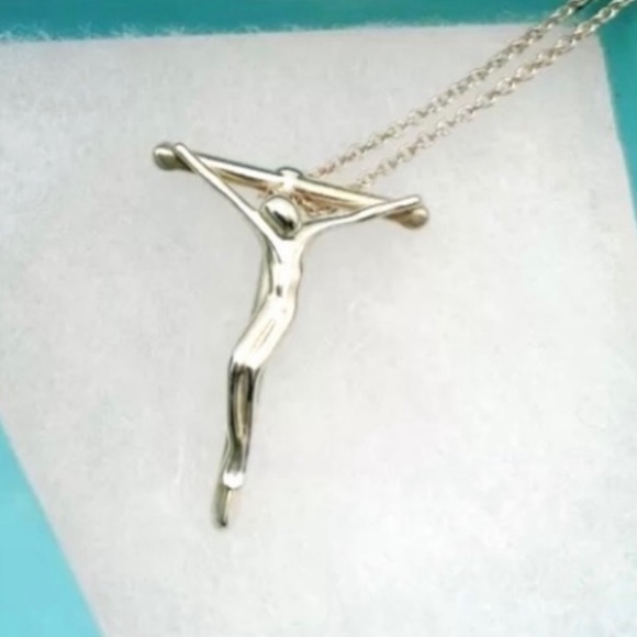 Tiffany & Co. Jewelry - Authentic Tiffany & CO. Elsa Peretti Jesus Christ Crucifix Necklace.